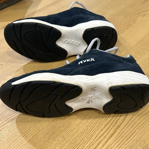 RYKA CATALYST Blue Suede Walking Shoe Size 7w 7 Wide Comfortable Sneaker - Picture 6 of 8